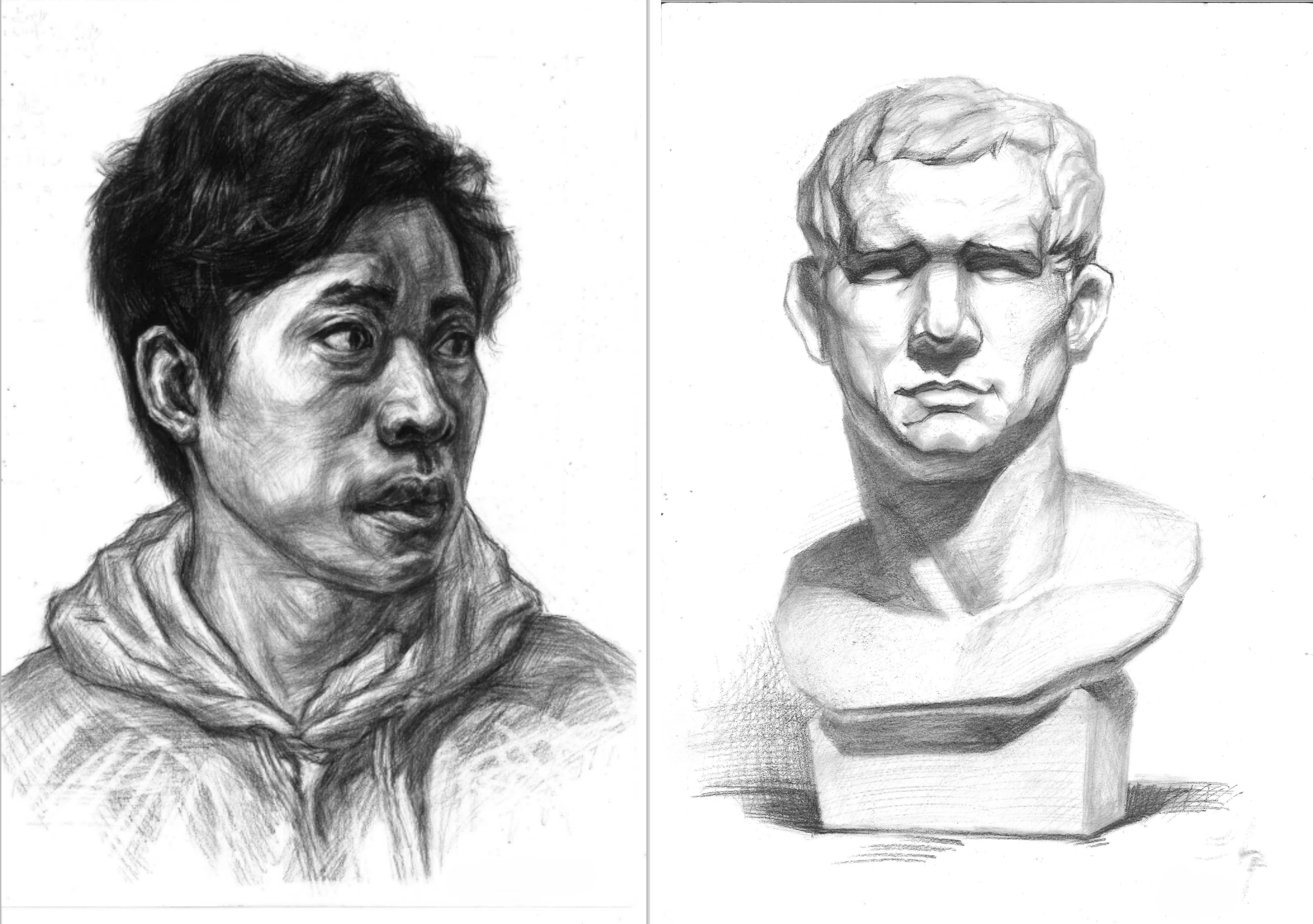 【素描油画】